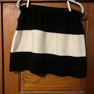 Black and white skirt